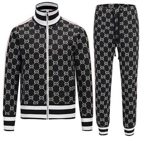 gucci white tracksuit mens|authentic gucci tracksuit.